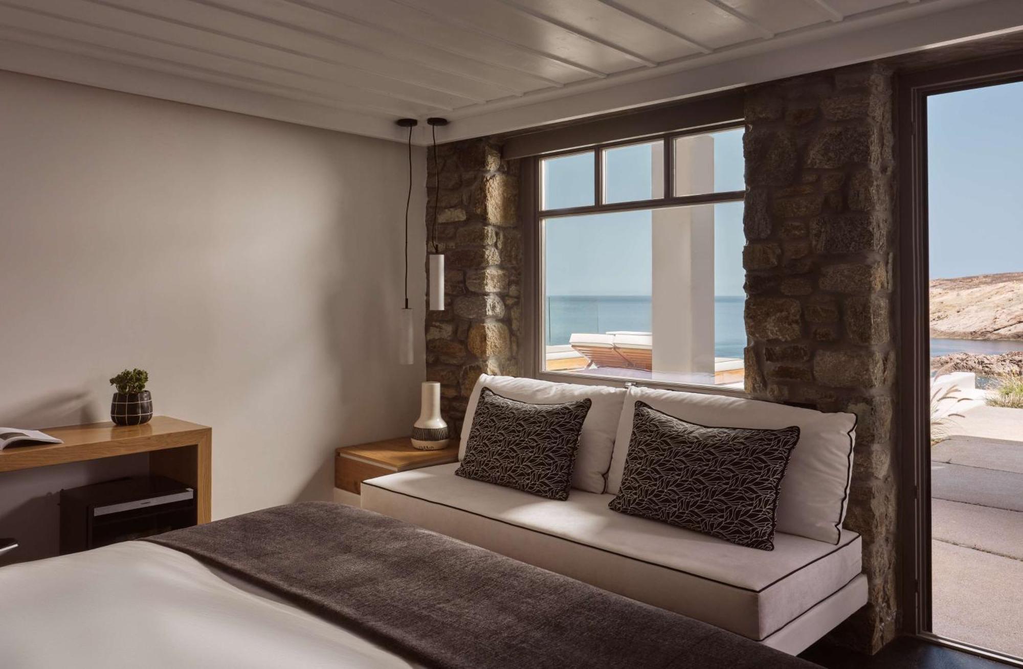 Hotel Semeli Coast Mykonos Curio Collection By Hilton Merchia Beach Exterior foto