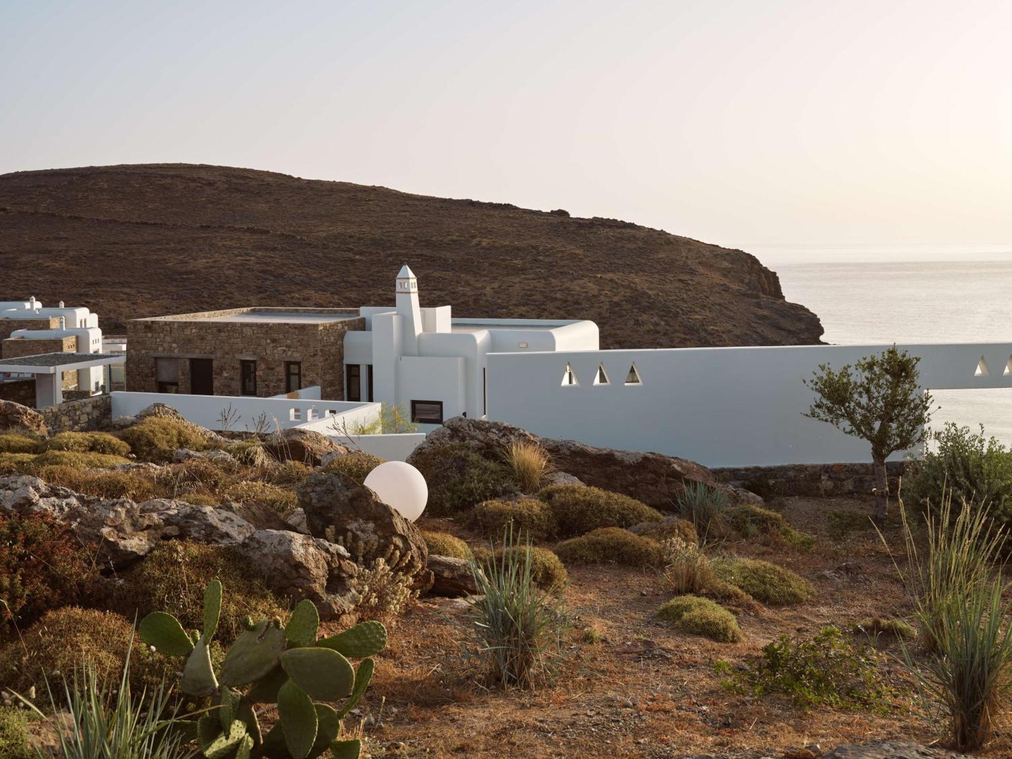 Hotel Semeli Coast Mykonos Curio Collection By Hilton Merchia Beach Exterior foto