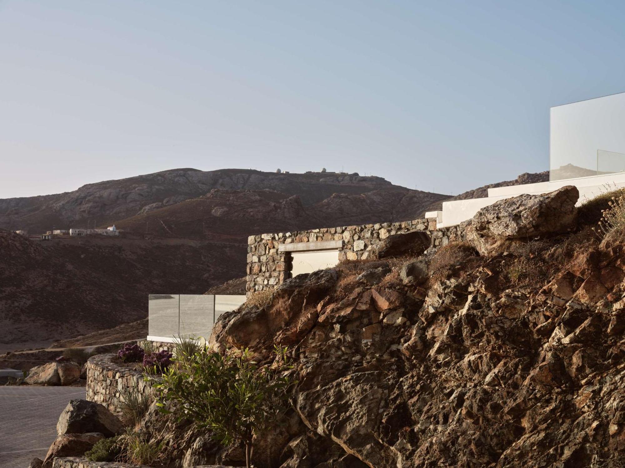 Hotel Semeli Coast Mykonos Curio Collection By Hilton Merchia Beach Exterior foto