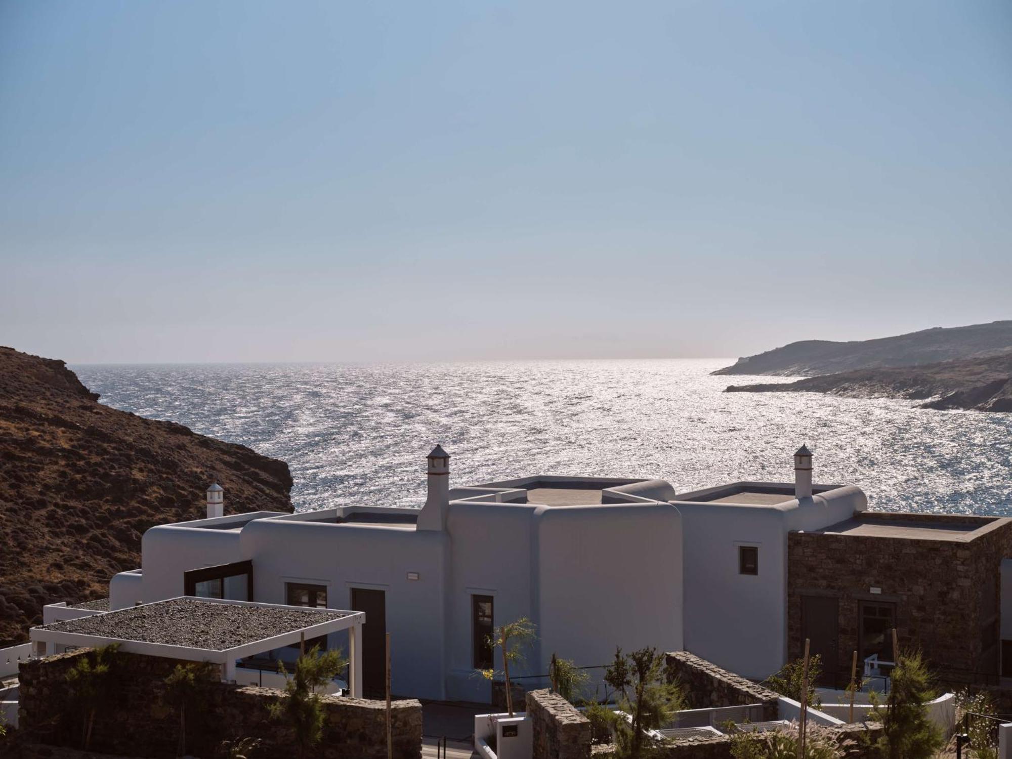 Hotel Semeli Coast Mykonos Curio Collection By Hilton Merchia Beach Exterior foto