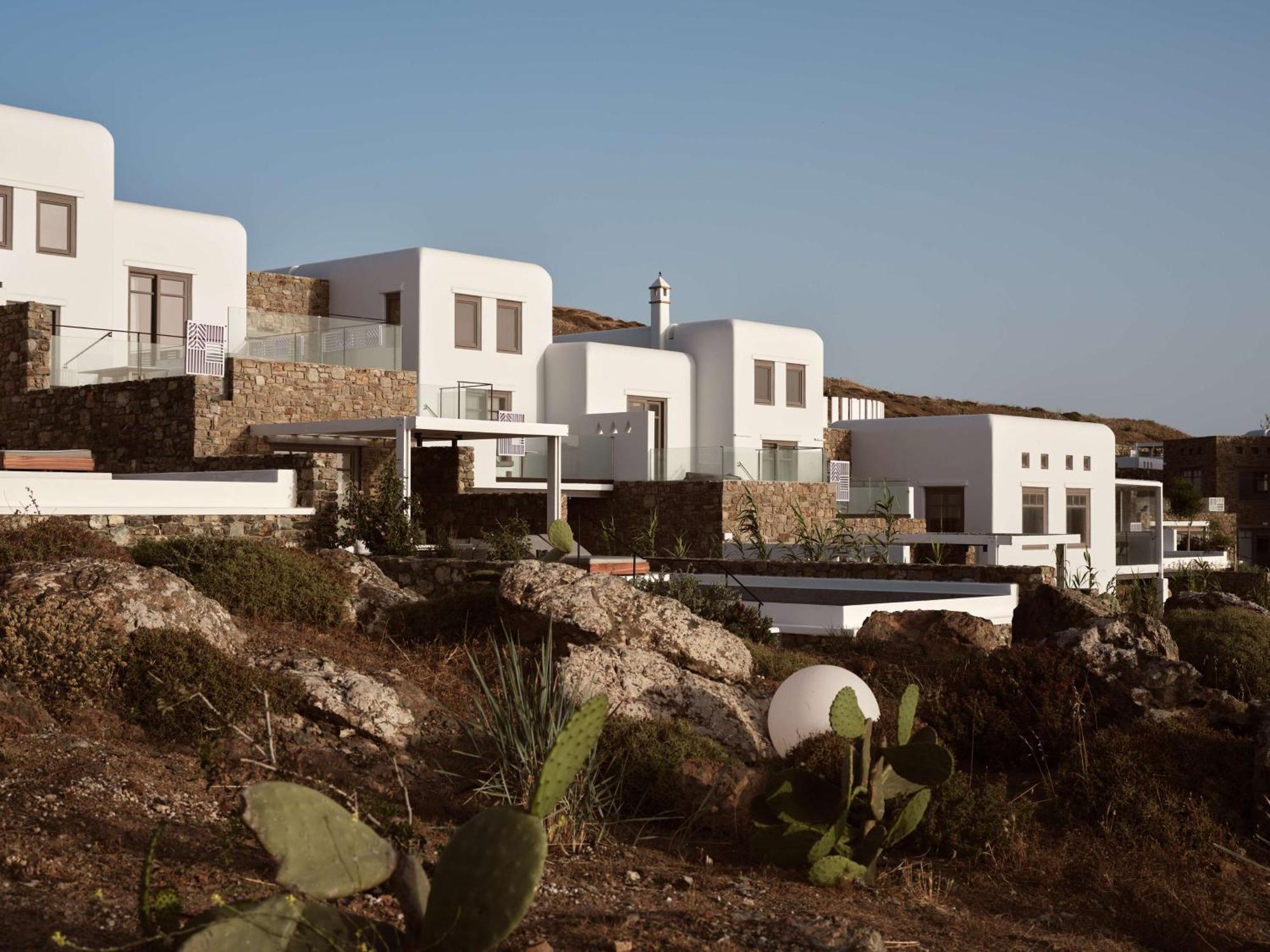 Hotel Semeli Coast Mykonos Curio Collection By Hilton Merchia Beach Exterior foto