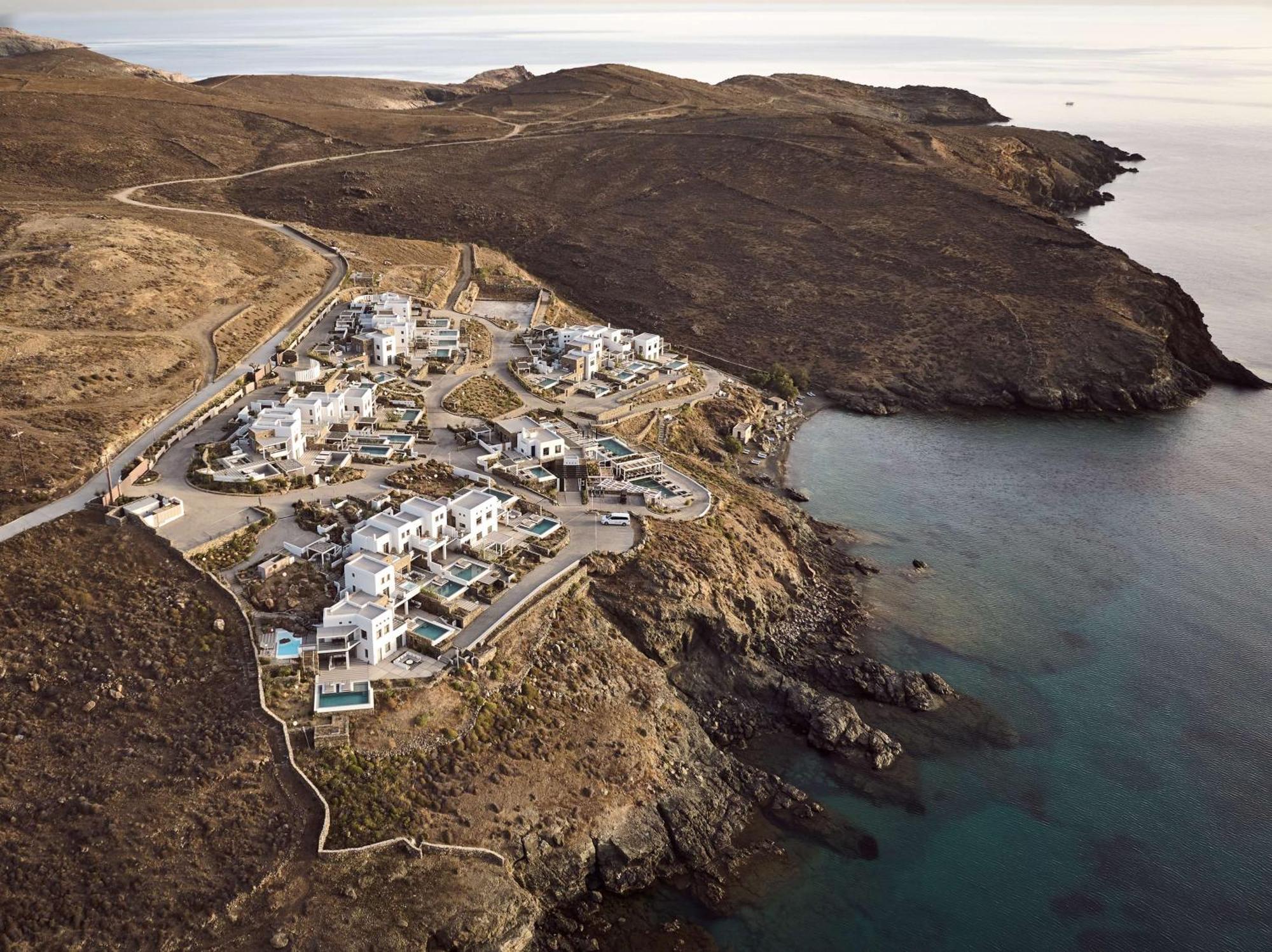 Hotel Semeli Coast Mykonos Curio Collection By Hilton Merchia Beach Exterior foto