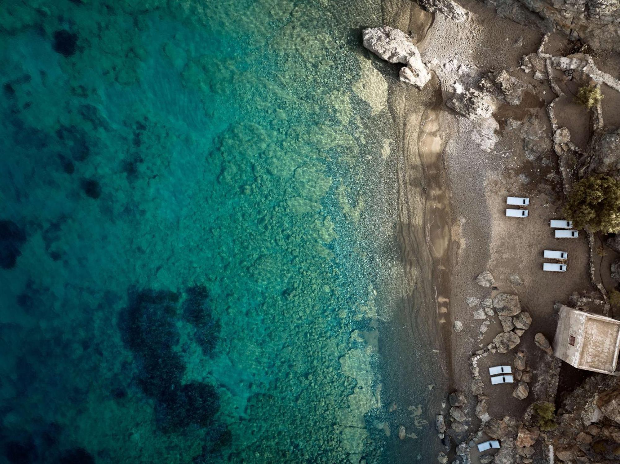Hotel Semeli Coast Mykonos Curio Collection By Hilton Merchia Beach Exterior foto