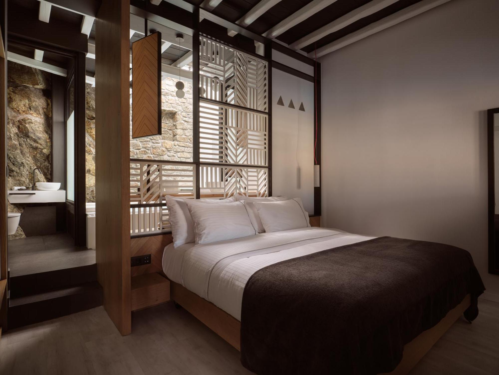 Hotel Semeli Coast Mykonos Curio Collection By Hilton Merchia Beach Exterior foto