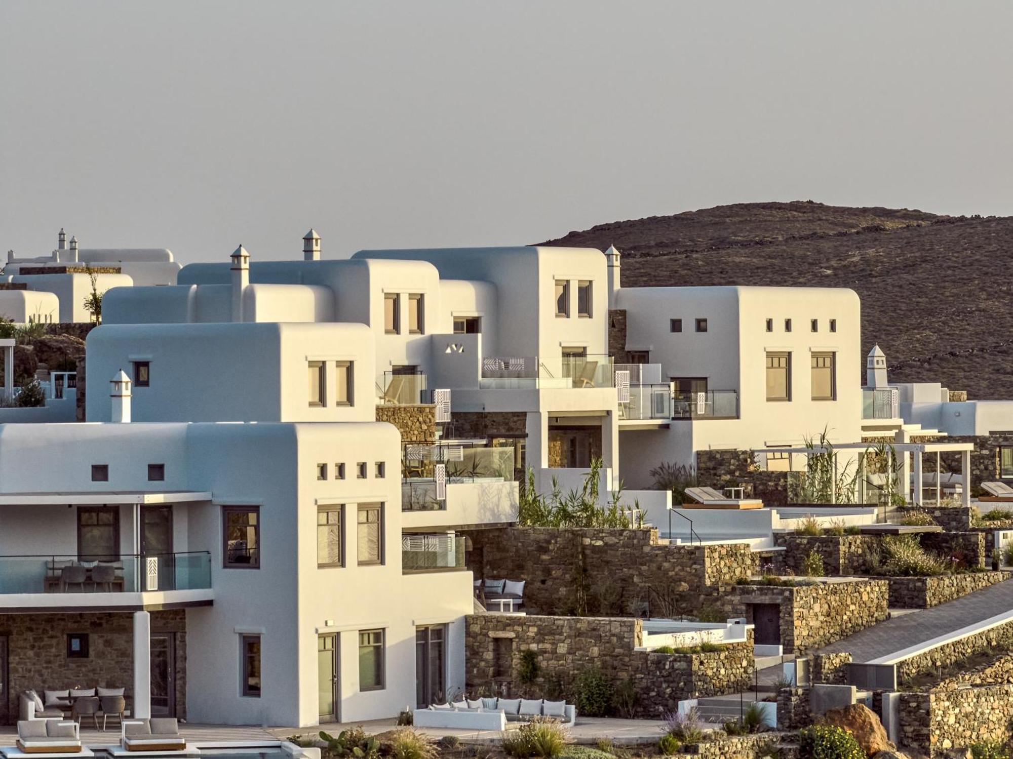 Hotel Semeli Coast Mykonos Curio Collection By Hilton Merchia Beach Exterior foto