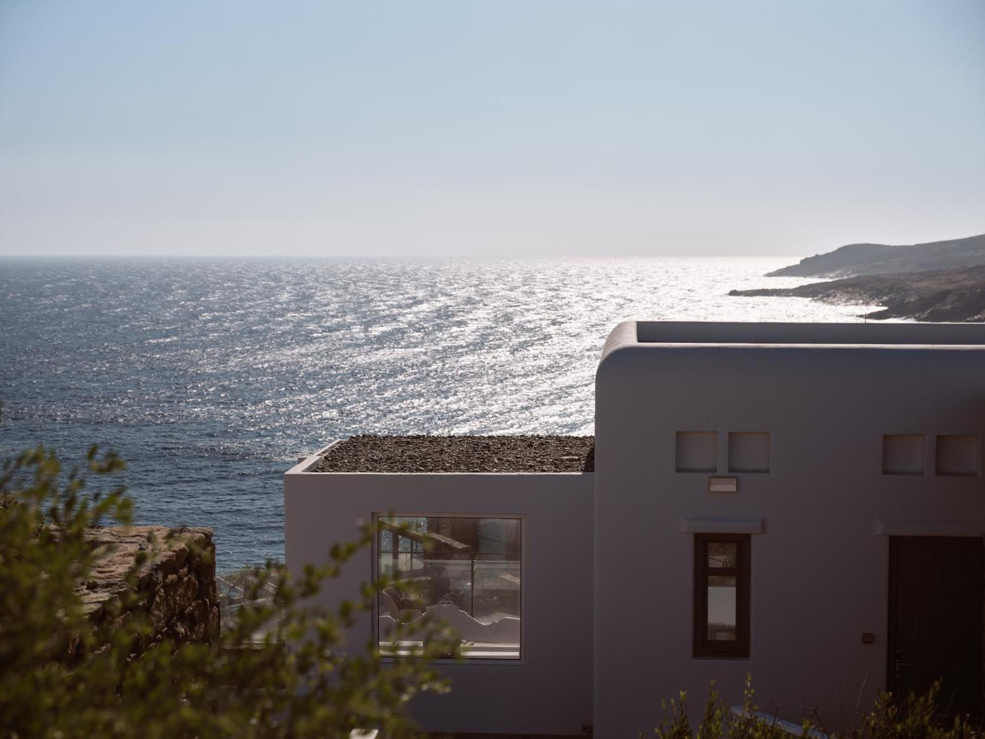 Hotel Semeli Coast Mykonos Curio Collection By Hilton Merchia Beach Exterior foto