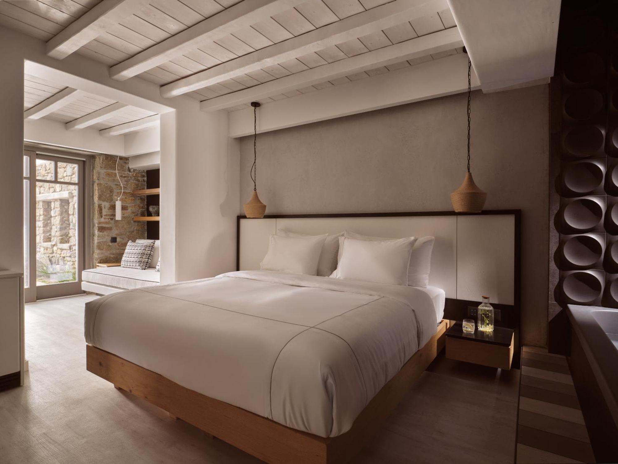 Hotel Semeli Coast Mykonos Curio Collection By Hilton Merchia Beach Exterior foto